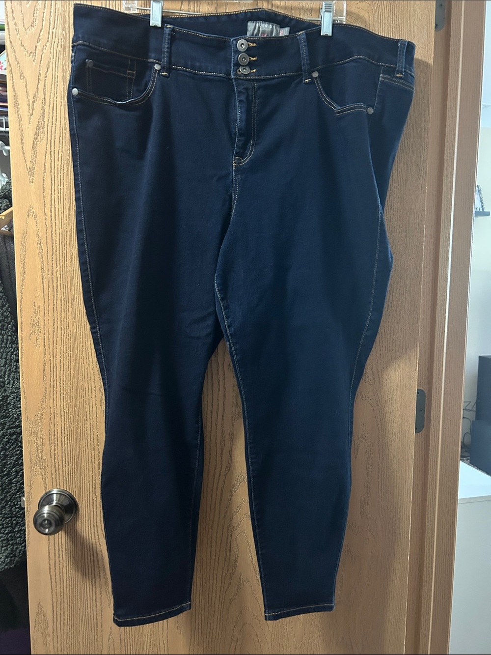 torrid Dark Navy High-Rise Stretch Jeggings